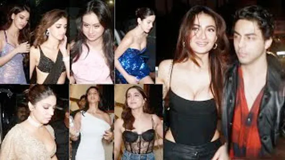 Aryan Khan, Suhana Khan, Ananya Panday, Nysa Devgn, Sharvari, Palak Tiwari, Shanaya Kapoor at Late Night Party