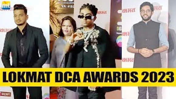 Bigg Boss 16 Winner MC Stan meets Lock Upp Winner Munawar Faruqui, Aditya Thackeray At Lokmat Digital Creator Awards 2023