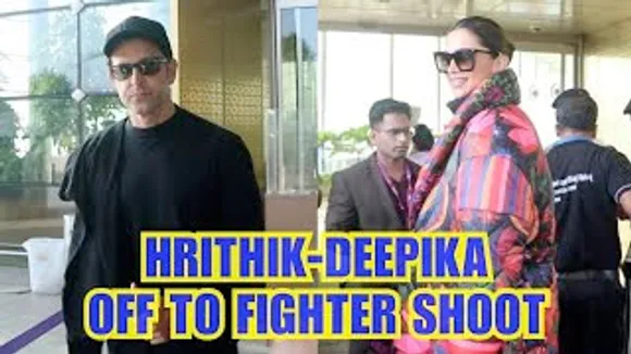 Hrithik Roshan, Deepika Padukone, Akshay Oberoi off to Fighter's Action-packed schedule