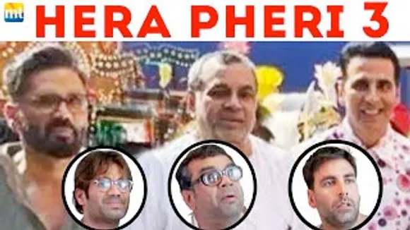 ‘Hera Pheri 3’ LEAKED : First Picture of Akshay Kumar, Paresh Rawal & Suniel Shetty From The Sets