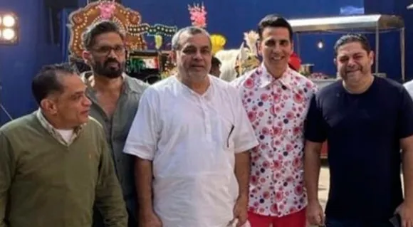 'Hera Pheri 3' LEAKED : First Picture of Akshay Kumar, Paresh Rawal & Suniel Shetty From The Sets -