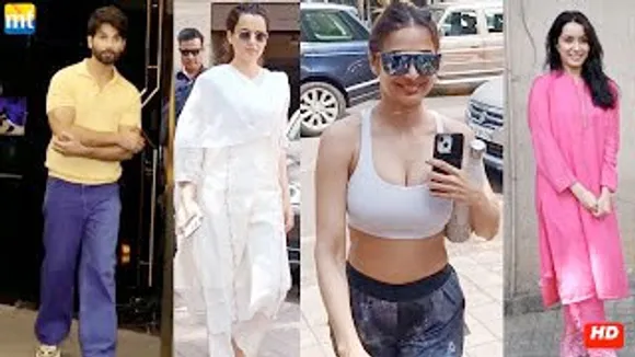 Emergency Kangana Ranaut, Shraddha Kapoor looks Gulabi, Malaika Arora In Tight Gym outfit, Farzi Shahid Kapoor Spotted In Juhu