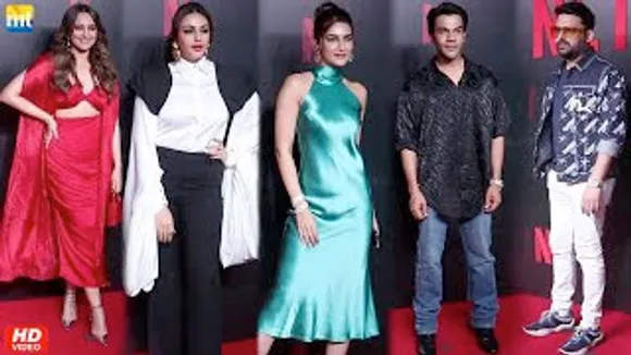 Kriti Sanon, Huma Qureshi, Sonakshi Sinha, Rajkummar Rao, Kapil Sharma And Others At Netflix Networking Party
