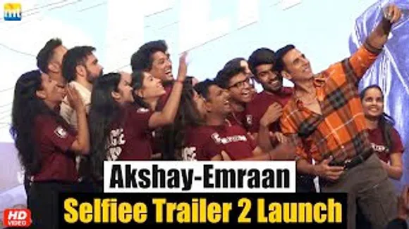 Selfiee Trailer 2 Launch Full Event with Akshay Kumar, Emraan Hashmi & College Students