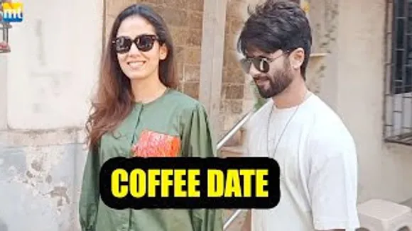 Farzi Shahid Kapoor with his Gorgeous Wife Mira Rajput on a Coffee Date