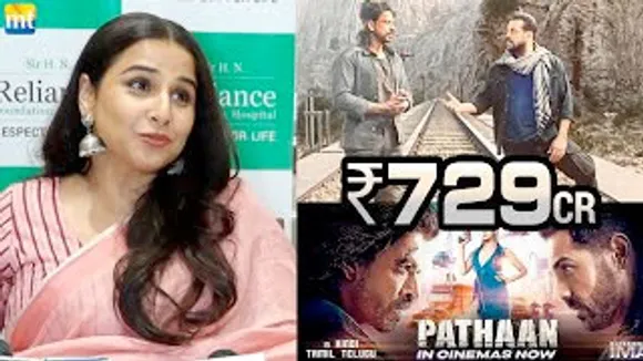 Vidya Balan happy for Shah Rukh-Deepika's PATHAAN Success, FORGOT to take Salman Khan's name