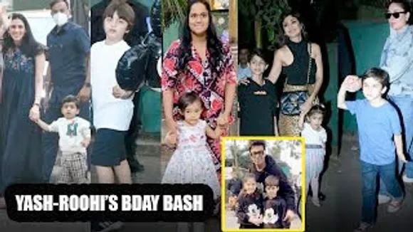 SRK's Son Abram to Salman Khan's Niece Ayat at KJO's Kids Yash-Roohi's Birthday Bash