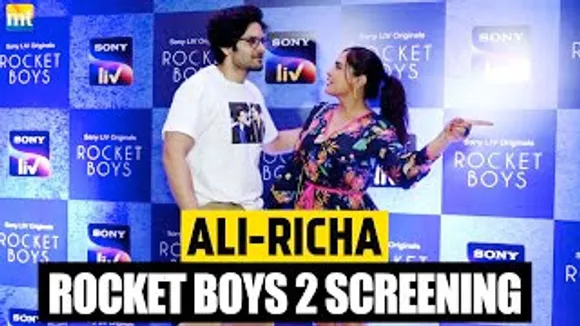 Newly Married Ali Fazal-Richa Chadha at Rocket Boys 2 Screening