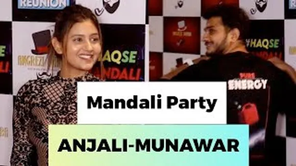 Anjali Arora arrives In Net Dress, Munawar Faruqui at Shiv Thakare's #HaqSeMandali Party, MC Stan