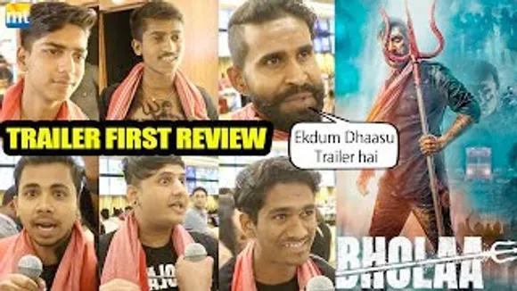 '1000 Crore Se Jyada Kamai Karegi' - BHOLAA Trailer First Public Review