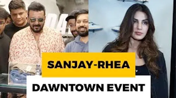 KGF 2 actor Sanjay Dutt launches new Shop in Bandra, Rhea Chakraborty