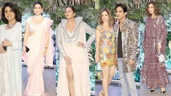 Sussanne Khan, Huma Qureshi, Sonali Bendre, Neetu Kapoor, Radhika Merchant And at Abu Jani-Sandeep Khosla's Fashion Film Launch