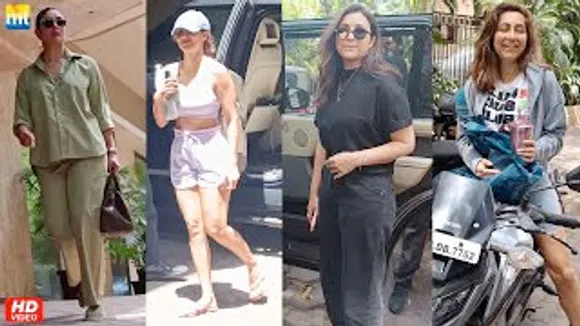 Kareena Kapoor, Karisma Kapoor, Parineeti Chopra, Malaika Arora & Anusha Dandekar In Bandra