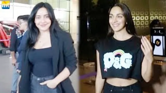 Paps Asks Kiara Advani 'Aapki Marriage Life Kaise Chal Rahi Hai? leaves for RC 50 shoot, Neha Sharma At Airport