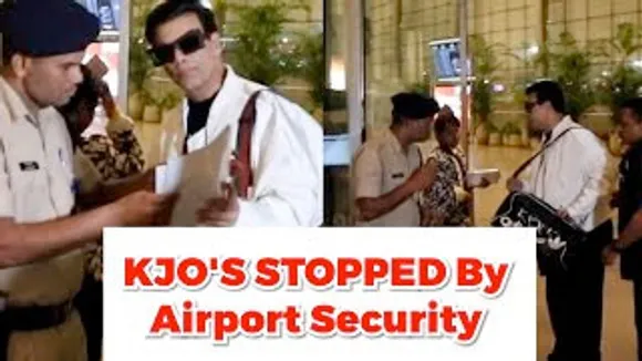 Karan Johar STOPPED by Security Personnel for not showing ID card at the airport
