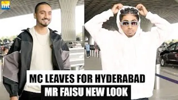 "Macha Dala MC Bhai ne" Bigg Boss 16 Winner MC Stan leaves for Hyderabad for a concert, Mr Faisu At Airport