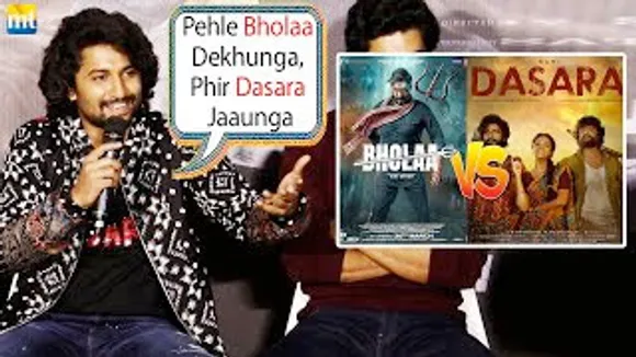 "Ajay Sir ke Support se hi yaha aaya hu" - Nani on clashing with Ajay Devgn's Bholaa