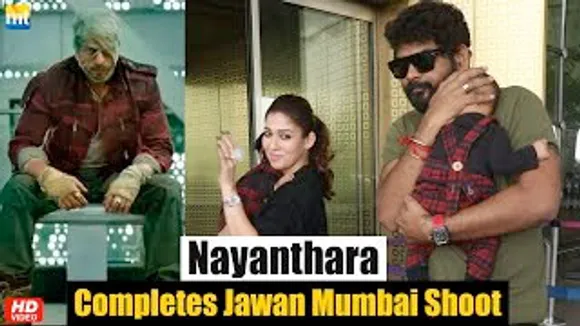Jawan Actress Nayanthara complete Mumbai shoot with Shah Rukh Khan, Returns home