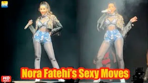 Nora Fatehi Flaunts her sexy moves in Dolce & Gabbana's sultry outfit in Dallas