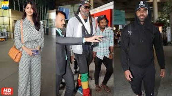 Pooja Hegde Leaves For Ram Charan's Bday, Universal Boss Chris Gayle For IPL, Jason Derulo In Town
