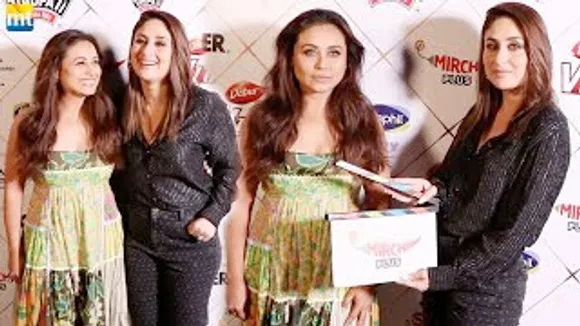 Rani Mukerji And Kareena Kapoor at What Women Want shoot