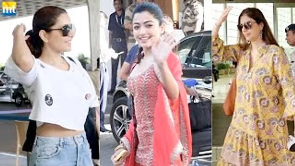 Rashmika Mandanna leaves for VNRTrio shoot, Tabu for Bholaa event, Raashii Khanna At Airport