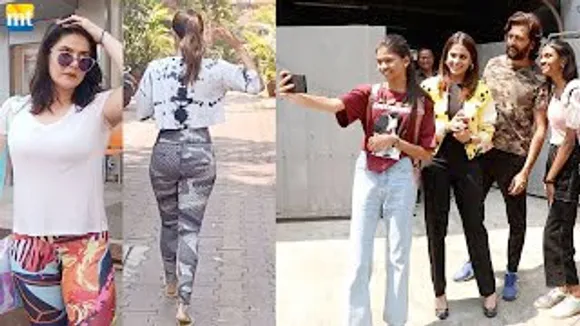 Genelia Deshmukh-Riteish Deshmukh Click pic with Students, Malaika Arora does 'Piche Se Bye', Zareen Khan sweat out In Gym