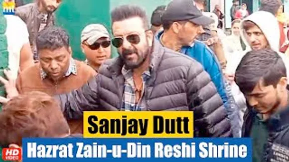 Sanjay Dutt Paid Obeisance At The Shrine of Hazrat Zain-u-din Reshi in Kashmir