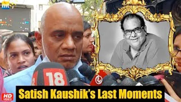 Satish Kaushik's Manager Shares His Last Moments With Media