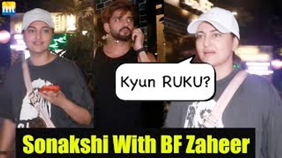 Kyun Ruku? Mujhe Ghar Jaana Hai' Sonakshi Sinha with Her BF Zaheer Iqbal on a Dinner Date