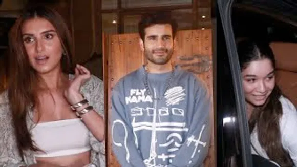 Elegant Tara Sutaria on dinner date, Sara Tendulkar, Karan Tacker at Restaurant