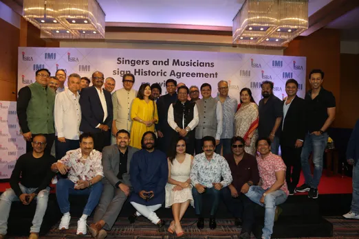 The Indian Music Industry (IMI) & Indian Singers Rights Association (ISRA) Sign A Historic Pact Between Record Labels, Singers & Musicians —