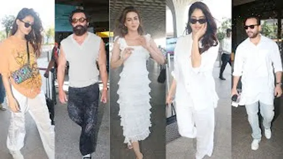 Kriti Sanon's Fresh Look, Kya Janhvi ke Santo Mein dard Hai? Japnaam Baba Bobby Deol, Disha Patani in Loose Cloths And Others At Airport