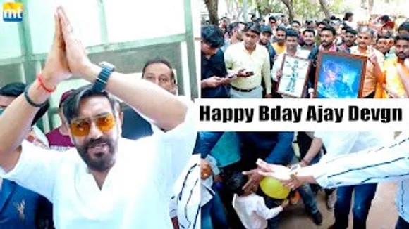 Happy Birthday Ajay Devgn: Fans gets CRAZY outside his House Pour In Wishes