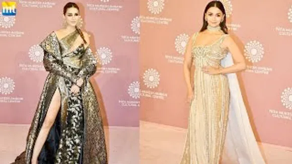 Alia Bhatt & Kriti Sanon look like an absolute vision at Day 2 Of NMACC Launch