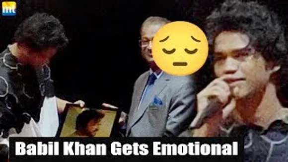 Babil Khan gets EMOTIONAL at Dad Irrfan Khan's last movie screening as he receives Sketch from Team