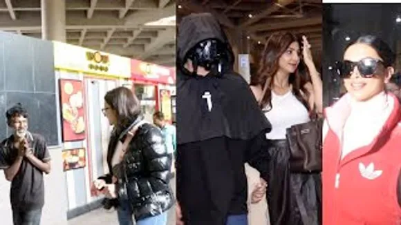 Deepika Padukone returns from Bhutan, Shilpa Shetty with Masked Hubby, Parineeti Chopra's Namaste to a poor man