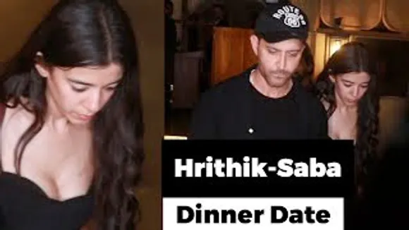 New Hot Couple Hrithik Roshan & Saba Azad seen Together for a Dinner Date