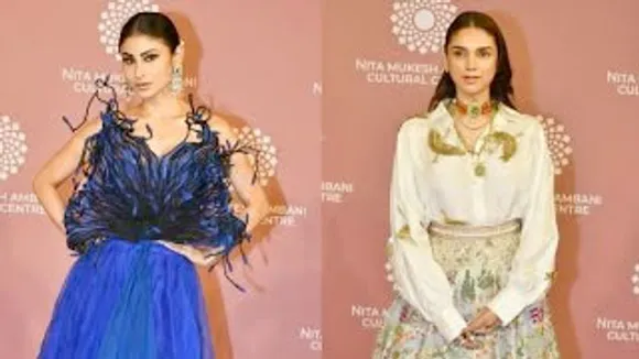 Mouni Roy Gorgeous in Blue, Aditi Rao Hydari at DAY 2 Of Nita Ambani's NMACC launch