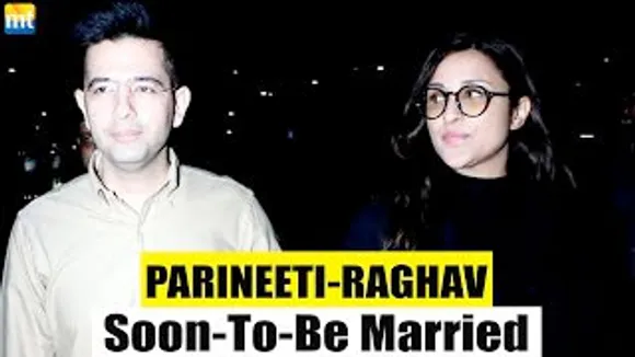 Soon-to-be married Parineeti Chopra and AAP Leader Raghav Chadha arrive in Mumbai