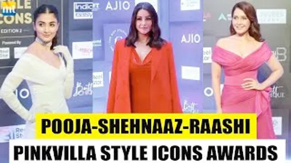 Kisi Ka Bhai Kisi Ki Jaan actresses Shehnaaz Gill & Pooja Hegde, Raashii Khanna at Pinkvilla Style Icons Awards