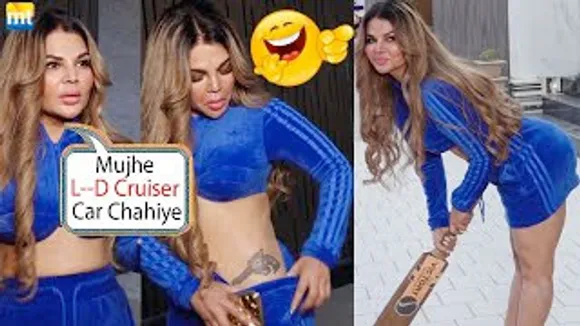 Rakhi Sawant BACK TO BACK Funny Moments on Road - Watch Full Video