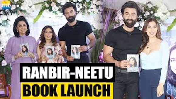 Mother-Son Ranbir Kapoor, Neetu Kapoor & Sophie Choudry At Book Launch of The Skin Care Answer