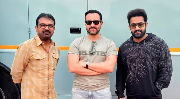 Saif Ali Khan Joins Jr. NTR For NTR 30 Shoot; See Pictures
