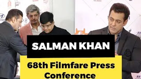 Salman Khan arrives at 68th Filmfare Awards 2023 Press Conference