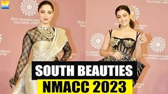 South Beauties Rashmika Mandanna & Tamannaah Bhatia at their Fashionable best at NMACC