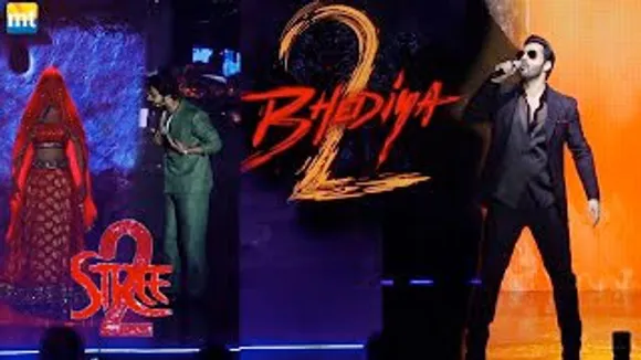 STREE 2 vs BHEDIYA 2 HILARIOUS LIVE Act on Stage with Shraddha Kapoor, Varun Dhawan, Rajkummar Rao And Others