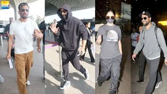 Katrina Kaif-Vicky Kaushal Together after Long Time, Ranbir Kapoor in Hoodie, INJURED Sanjay Dutt, Raveena Tandon, Suniel Shetty At Airport