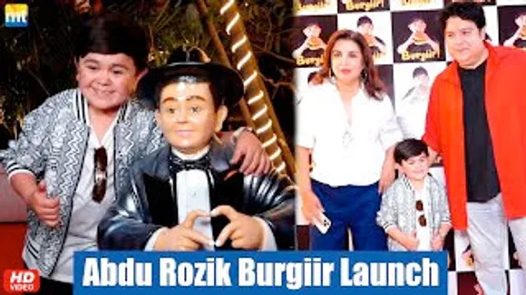Abdu Rozik Gives best Wishes To KKK13 Contestant, Says Salman Khan is Busy, Sajid Khan & Farah Khan At Burgiir Launch