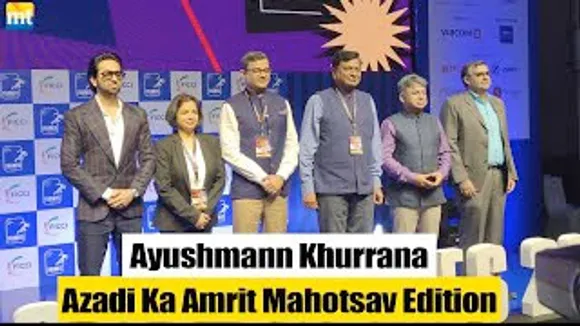 Ayushmann Khurrana at the Inauguration of FICCI Frames 2023 Azadi Ka Amrit Mahotsav Edition